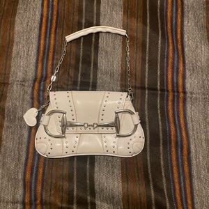 Stylish White Studded Women's Bag
